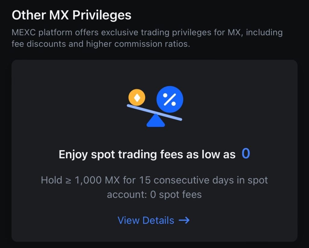 Скидка на спотовую торговлю MEXC