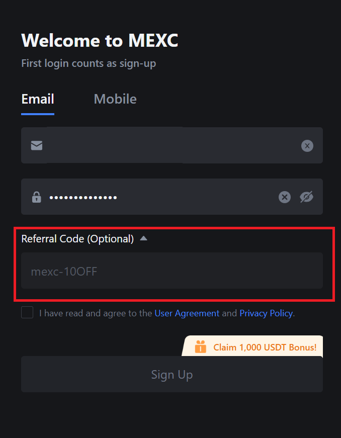 Реферальный код MEXC 10OFF
